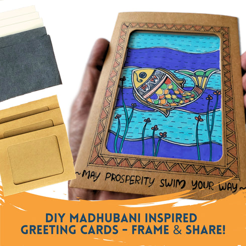 Madhubani Magic DIY Art Kit: Unwind With An Iconic Indian Art Tradition